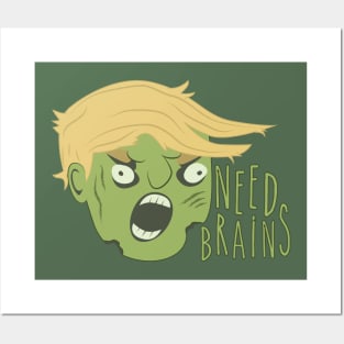 Need Brains Posters and Art